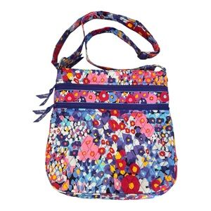 Vera Bradley Impressionista Floral Quilted Hipster Crossbody Adjustable Strap